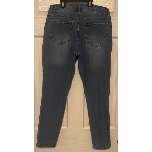 d. jeans Rhinestone Pockets Women's size 10 - Picture 3 of 6